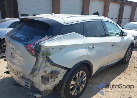2015 Nissan Murano Sl из США, поврежденный, VIN 5N1AZ2MG1FN278586